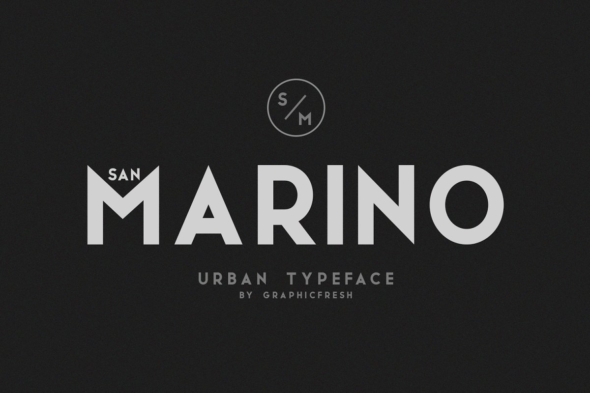 Example font San Marino #7